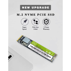 2TB SSD NVMe M.2 M-Key PCIe Gen3x4 Form Factor 2280